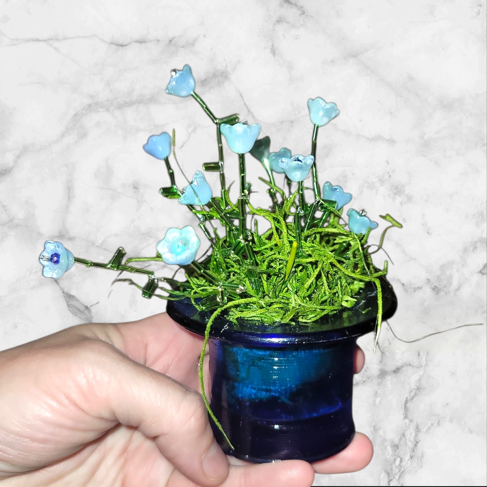 Handmade Beaded Plant.